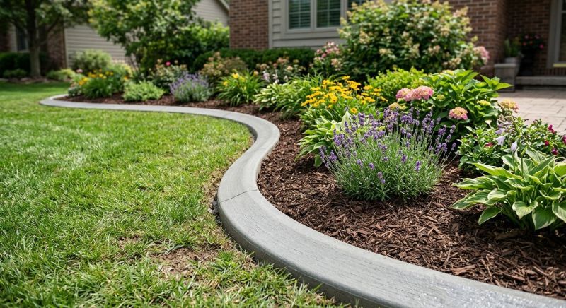 Flowerbed Curbing Installation in Citrus County, FL