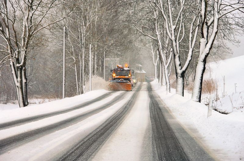Road Snow Plowing in New York, NY
